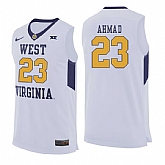 West Virginia Mountaineers 23 Esa Ahmad White College Basketball Jersey Dzhi,baseball caps,new era cap wholesale,wholesale hats